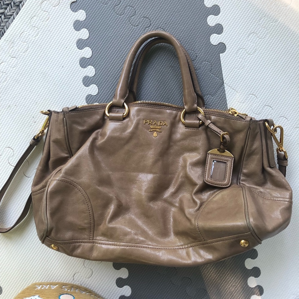Prada leather purse